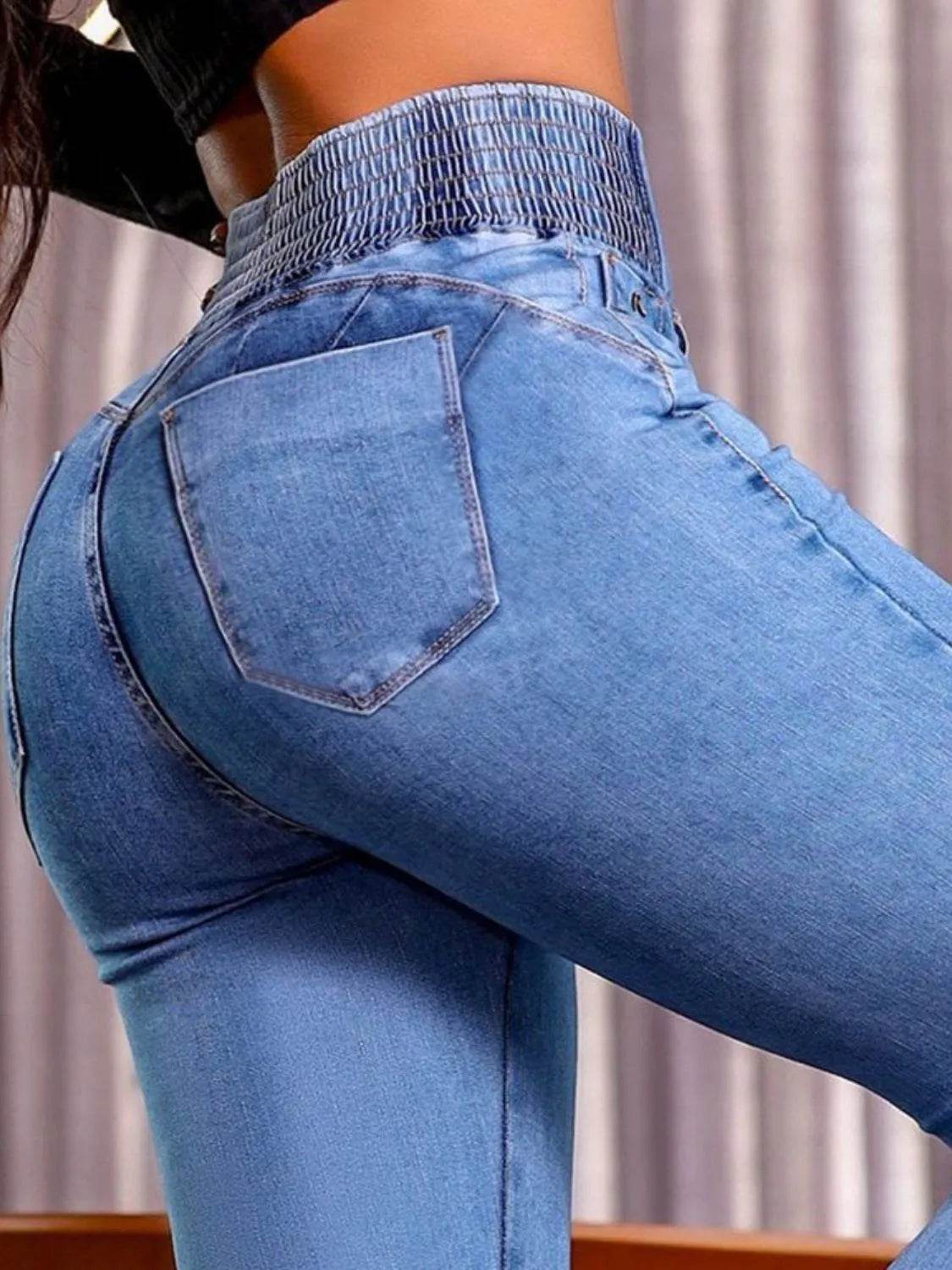 High Rise Bootcut Jeans Trendsi 67cb68b0-92c9-4405-94d6-b54e355b53f3-Max-Origin