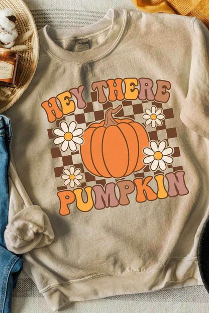 Pumpkin Graphic Long Sleeve Sweatshirt Trendsi 682d4d18-261d-41fe-9603-5c42c53fa001-Max