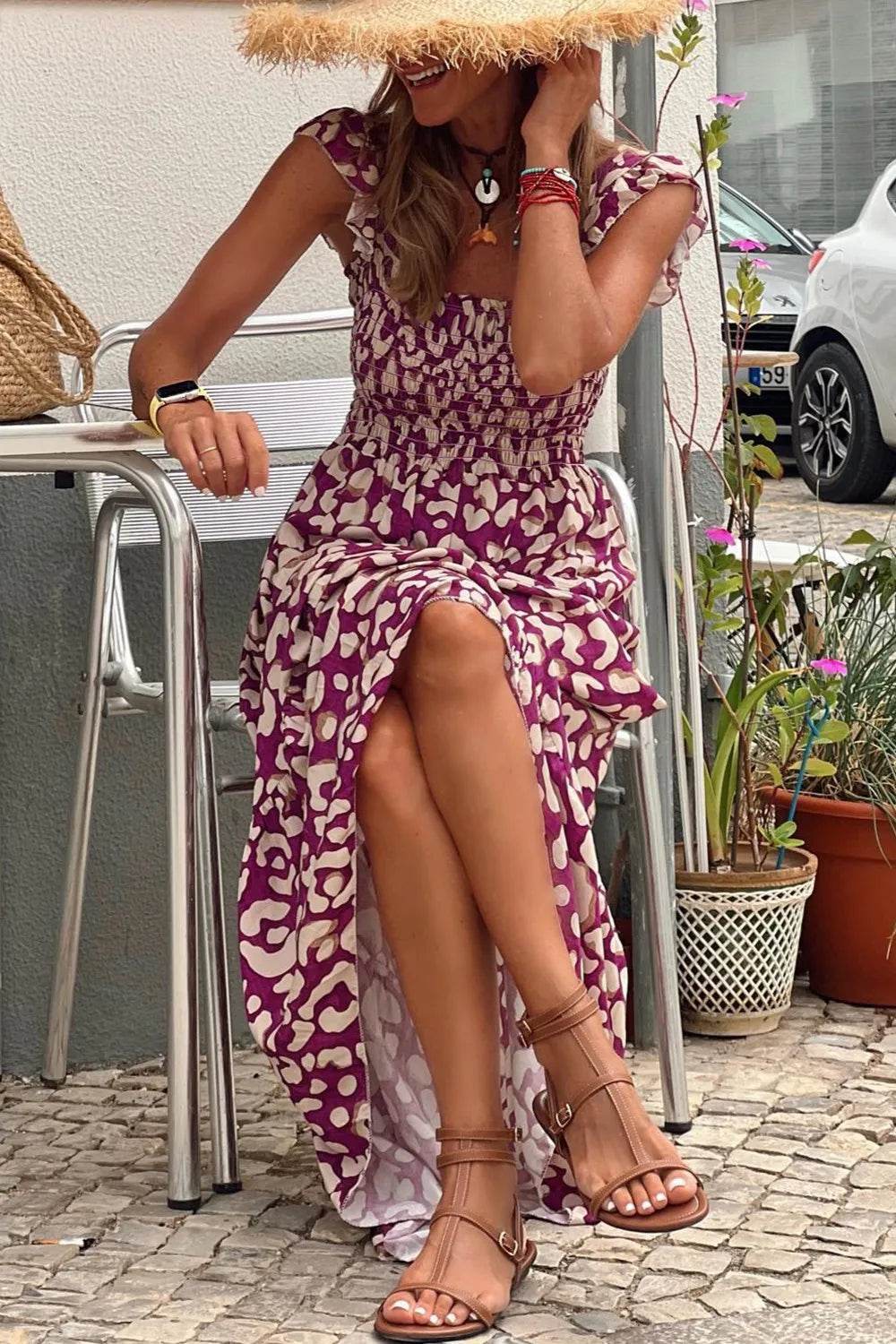 Ruffled Printed Wide Strap Dress Trendsi 687219f7-59d6-4ebd-8d37-13e8b287719c-Max