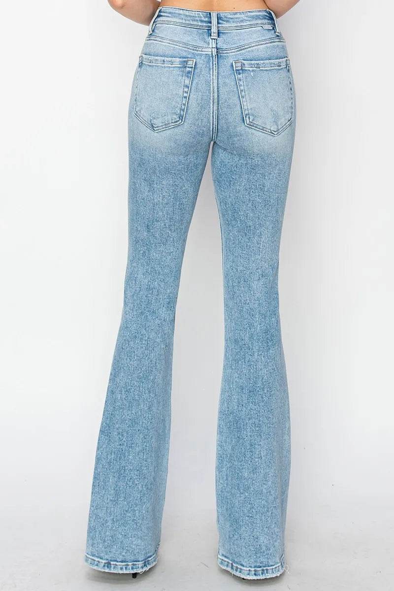 RISEN High Rise Bootcut Jeans Trendsi 68eb71d713e2499b99cad672743c65c0-Max-Origin