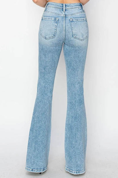 RISEN High Rise Bootcut Jeans Trendsi 68eb71d713e2499b99cad672743c65c0-Max-Origin
