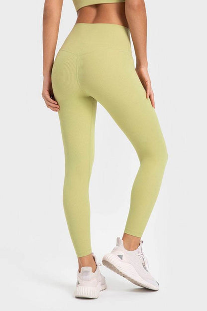 Millennia Highly Stretchy Wide Waistband Yoga Leggings Trendsi 6903dc07ab114497974c01ed0eec9369-Max