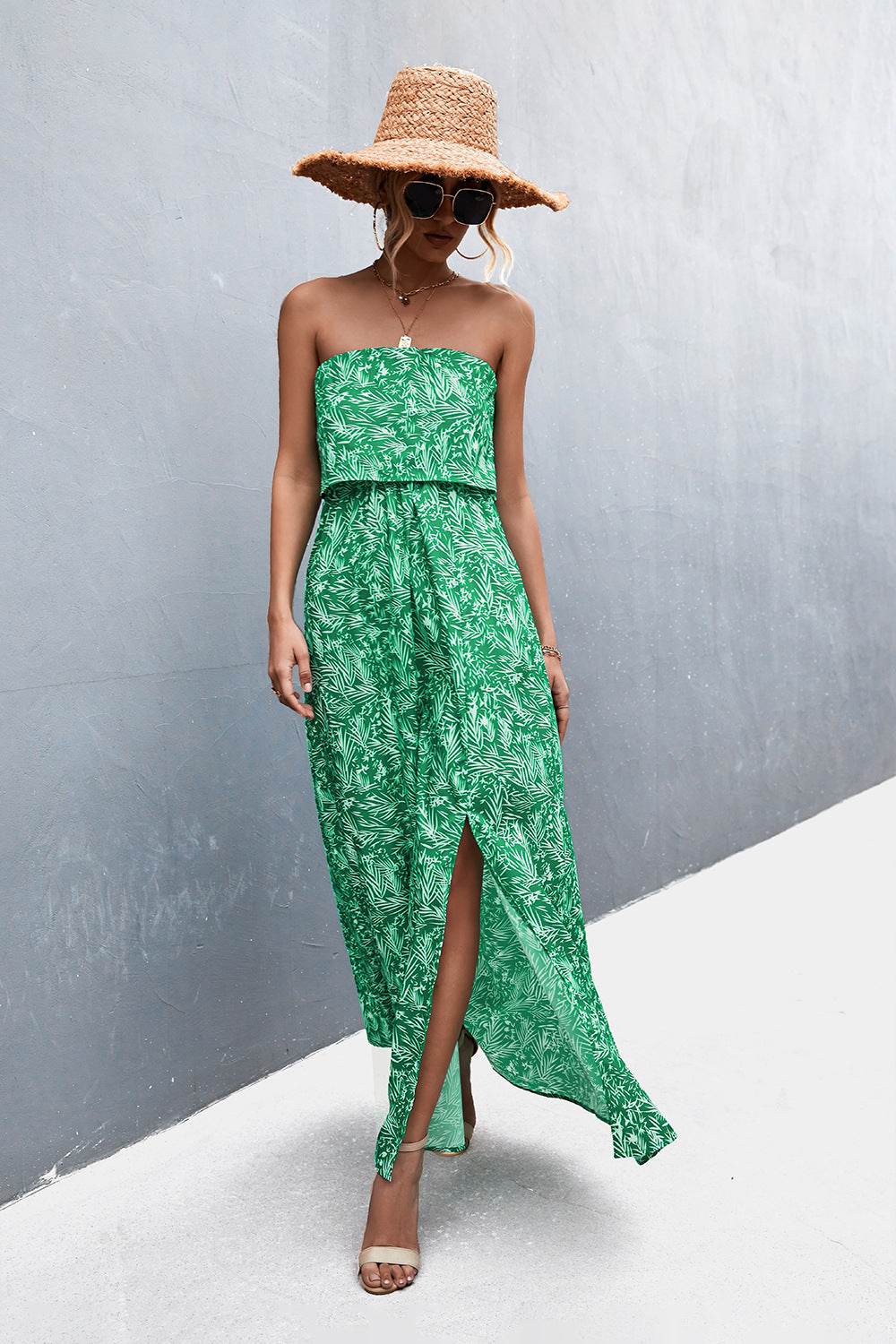 Strapless Split Maxi Dress Trendsi 695da2444fc94445ad6ba832d767be14-Max