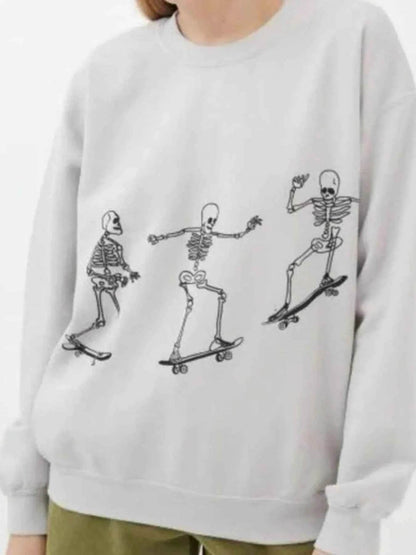 Skeleton Graphic Oversized Sweatshirt Trendsi 6986d92b-de92-43ea-9c29-eb3fbd7f778f-Max-Origin