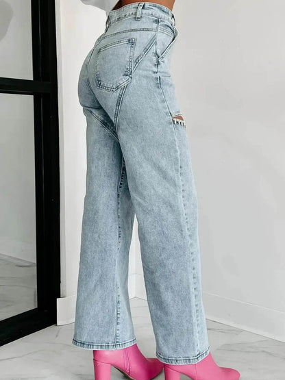 High Waist Cut-Out Wide Leg Jeans Trendsi 69a103fd188e40cd9ba331cf9090b3fc-Max-Origin