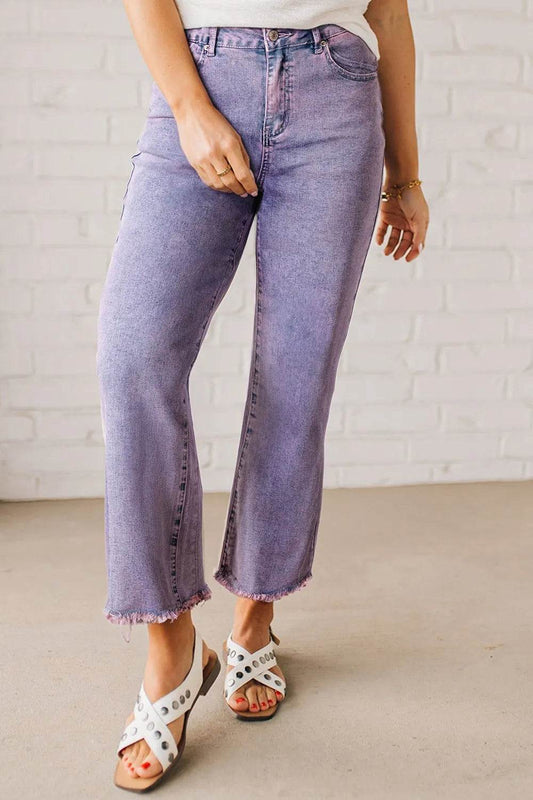 Washed Raw Hem Cropped Jeans Mauve Trendsi 69ddc7ba-86cb-4cae-99bc-e4d3fbe76f51-Max-Origin