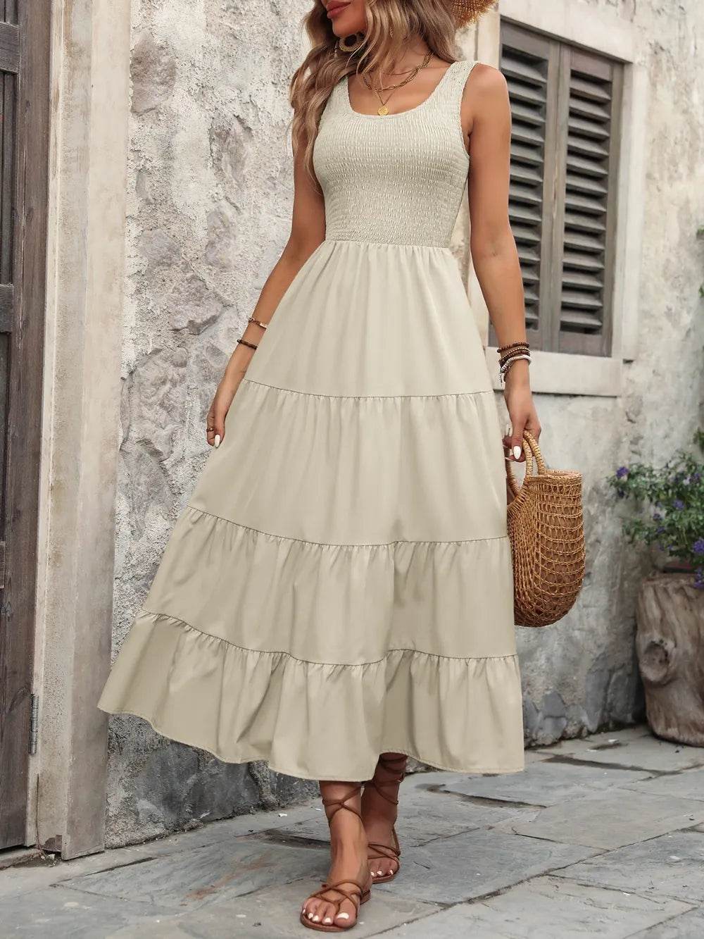 Ivy Lane Smocked Scoop Neck Sleeveless Tank Dress Trendsi 6a49c918-dc77-42aa-8315-cddec68872d9-Max_026fbdca-8730-45e8-a7fe-2054e50cdbb5