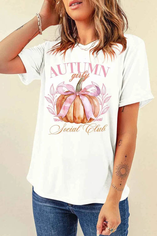 Pumpkin Graphic Round Neck Short Sleeve T-Shirt Trendsi 6a862884-e27c-469b-b8da-445d16c12b05-Max
