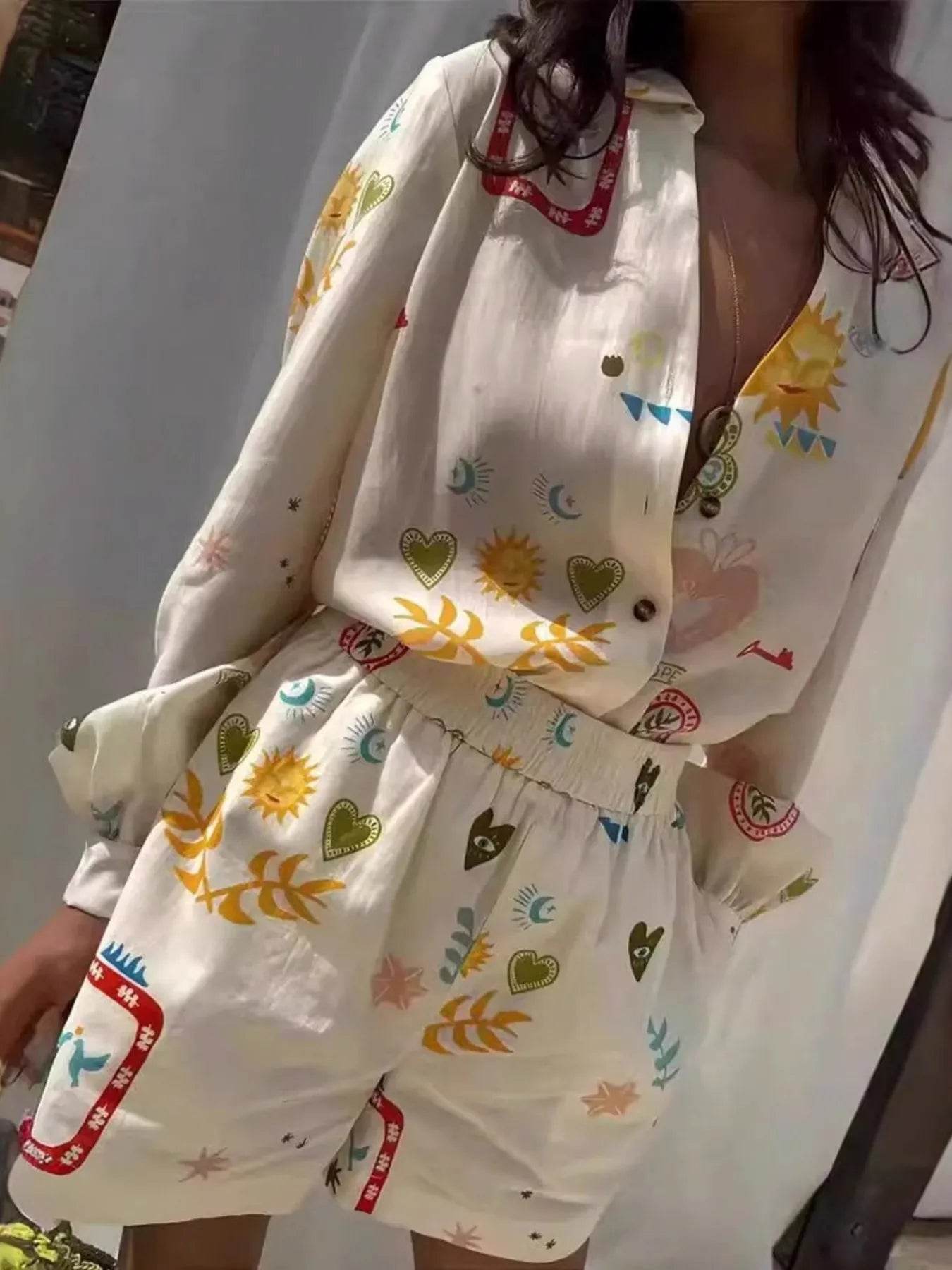 Button Up Long Sleeve Shirt and Shorts Set Trendsi 6ab07d04e95f4e4fab3b29c25478fc69-Max-Origin