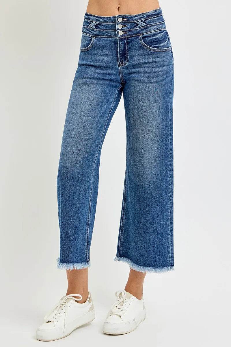 RISEN High Rise Crop Wide Leg Jeans with Wide Band Detail Trendsi 6b22d62c7826488eb13525c67e0b4378-Max-Origin