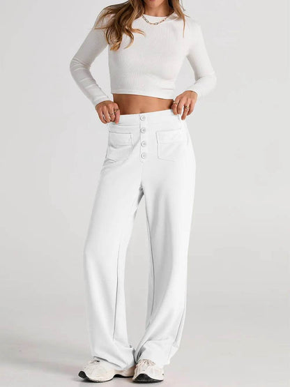 High Waist Wide Leg Pants Trendsi 6b2cbf42-f760-48de-8b47-5cddaedd45f0-Max