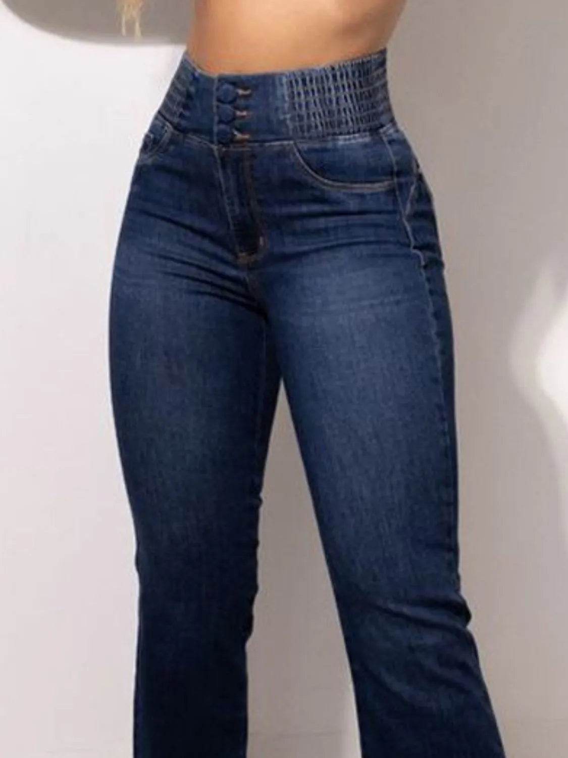 High Rise Bootcut Jeans Trendsi 6b6ea694-9333-4a3d-a7f8-662f4bd30209-Max-Origin