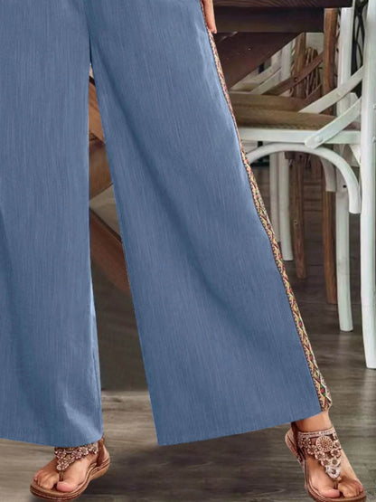 Bohemian Wide Leg Embroidered Side Stripe Pants Trendsi 6b75b848-a5c0-4afd-86e1-cec6ce0341a1-Max-Origin