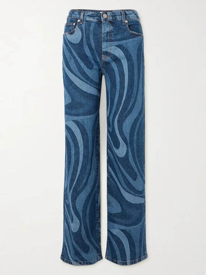 Water Ripples Print Wide Leg Jeans Blue Trendsi 6b9787488d9d4067925acc2716708467-Max-Origin