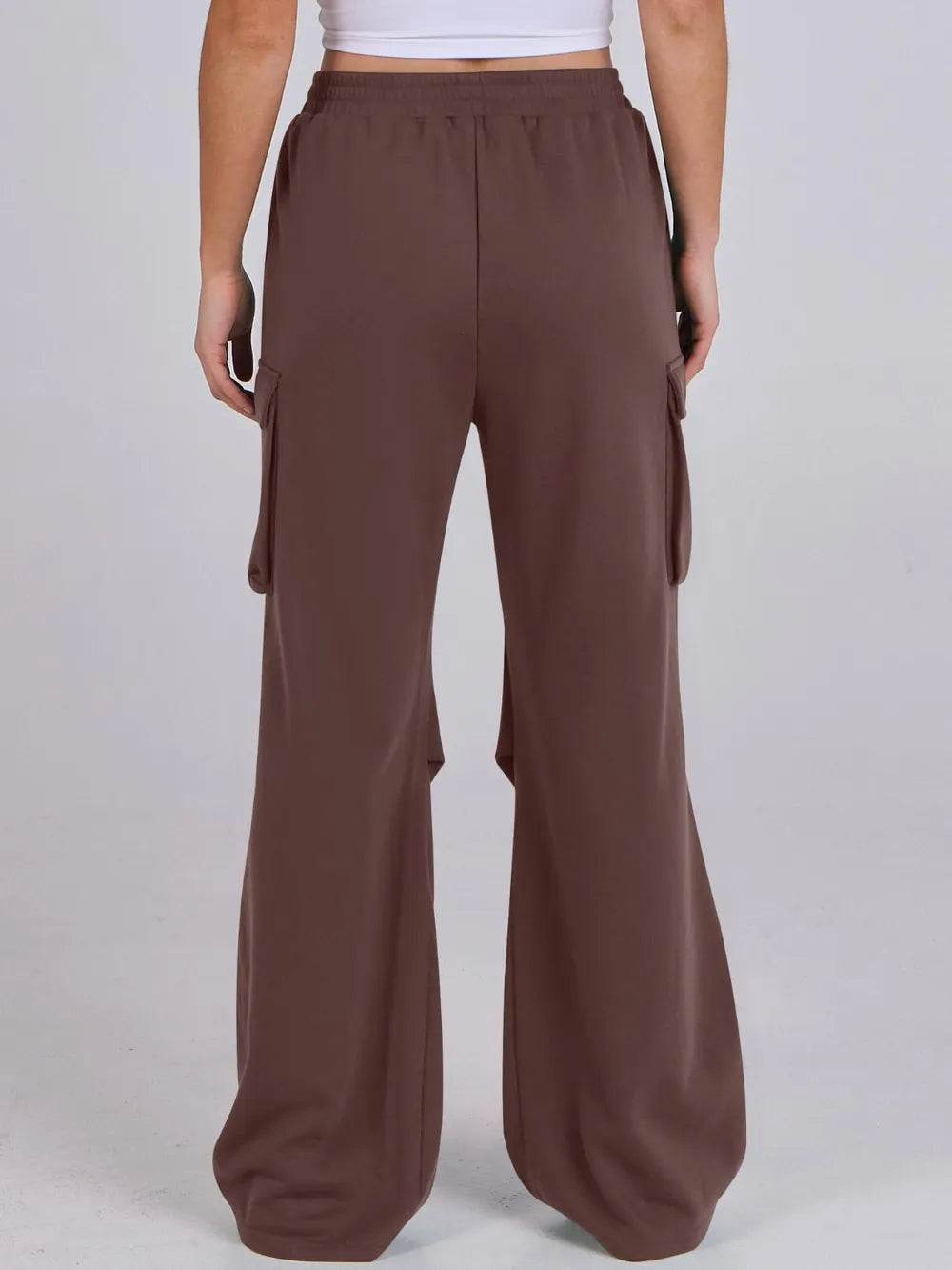 Elastic Waist Wide Leg Pants with Pockets Trendsi 6c086720-1861-4b3a-af3c-06af294d7a4c-Max
