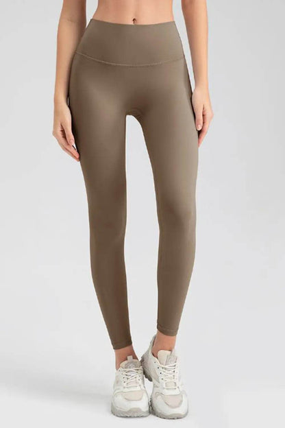 Wide Waistband Sport Leggings Camel Trendsi 6c34ff407a604394bac3f516ec9ab18d-Max