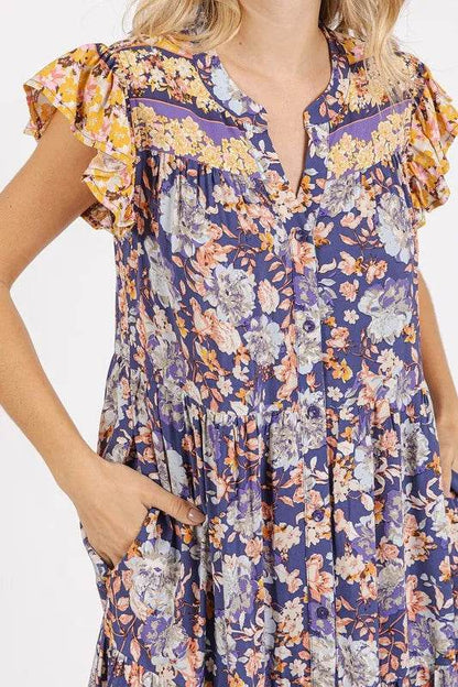 Mittoshop Floral Ruffled Notched Cap Sleeve Maxi Dress Trendsi 6c3fa41c-68bb-4866-8ef5-e2e077d48c0c-Max