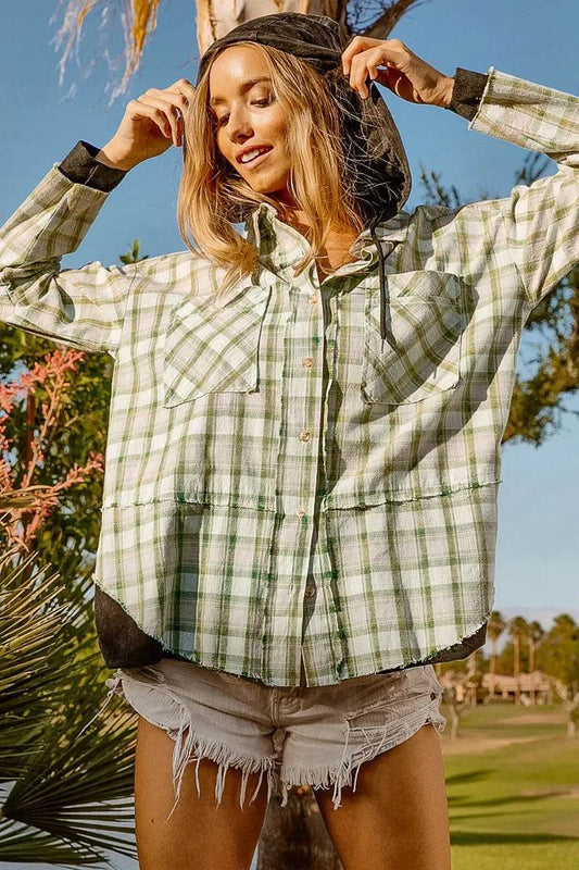 BiBi Casual Check Shirts with Hood Trendsi 6cbc94732c074e0487c5b14b52c4307a-Max-Origin