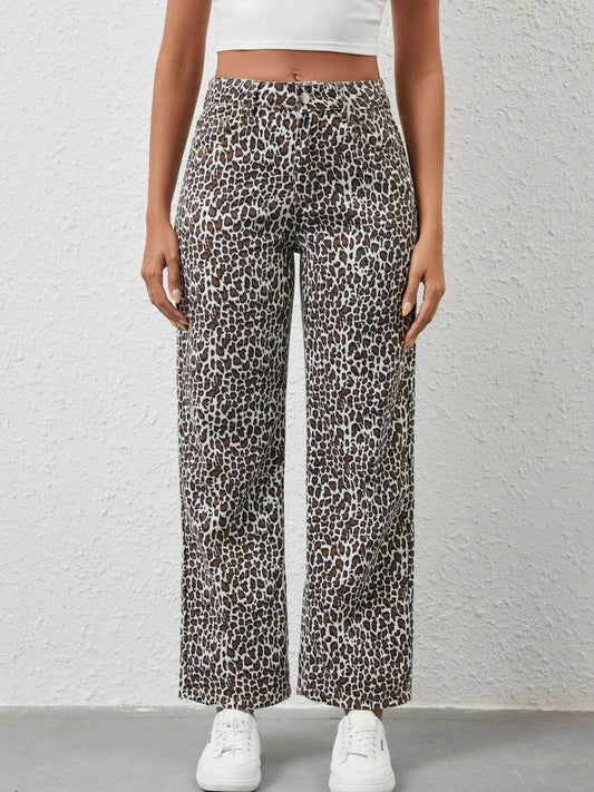 Leopard Print Wide Leg Jeans Trendsi 6ccbf86d88d34a3eb1abdb8467882703-Max-Origin