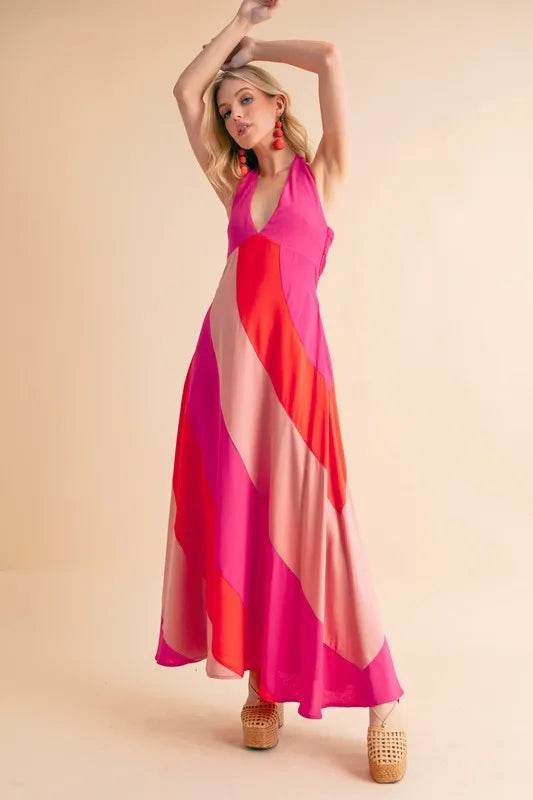 Aemi+Co Color Block Sleeveless Maxi Dress Trendsi 6cd2b5a243d14083bf95cbc8d9612598-Max-Origin