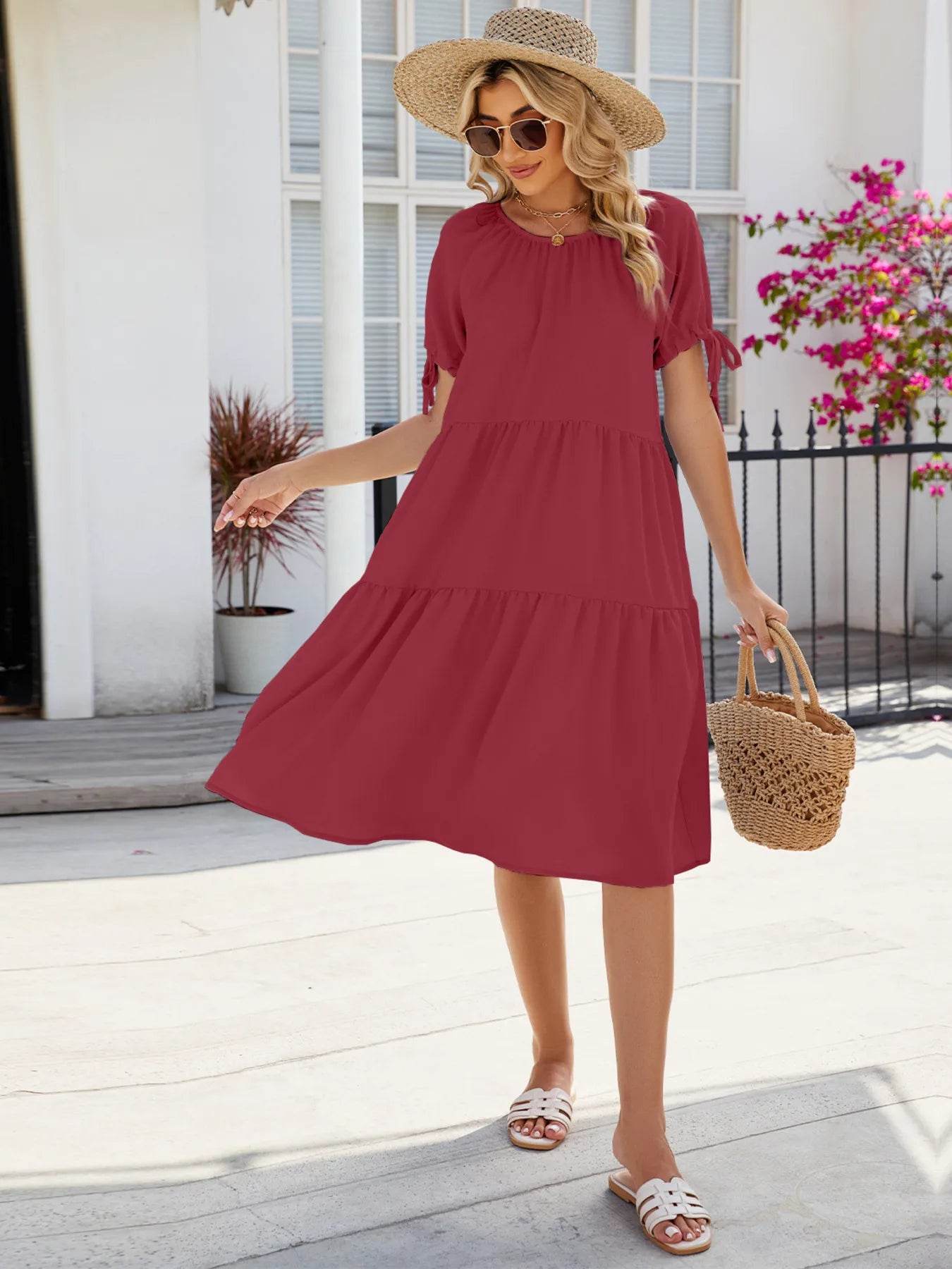 Tiered Round Neck Summer Dress Trendsi 6d3f5c74461e484782f51fd8c34e368f-Max-Origin