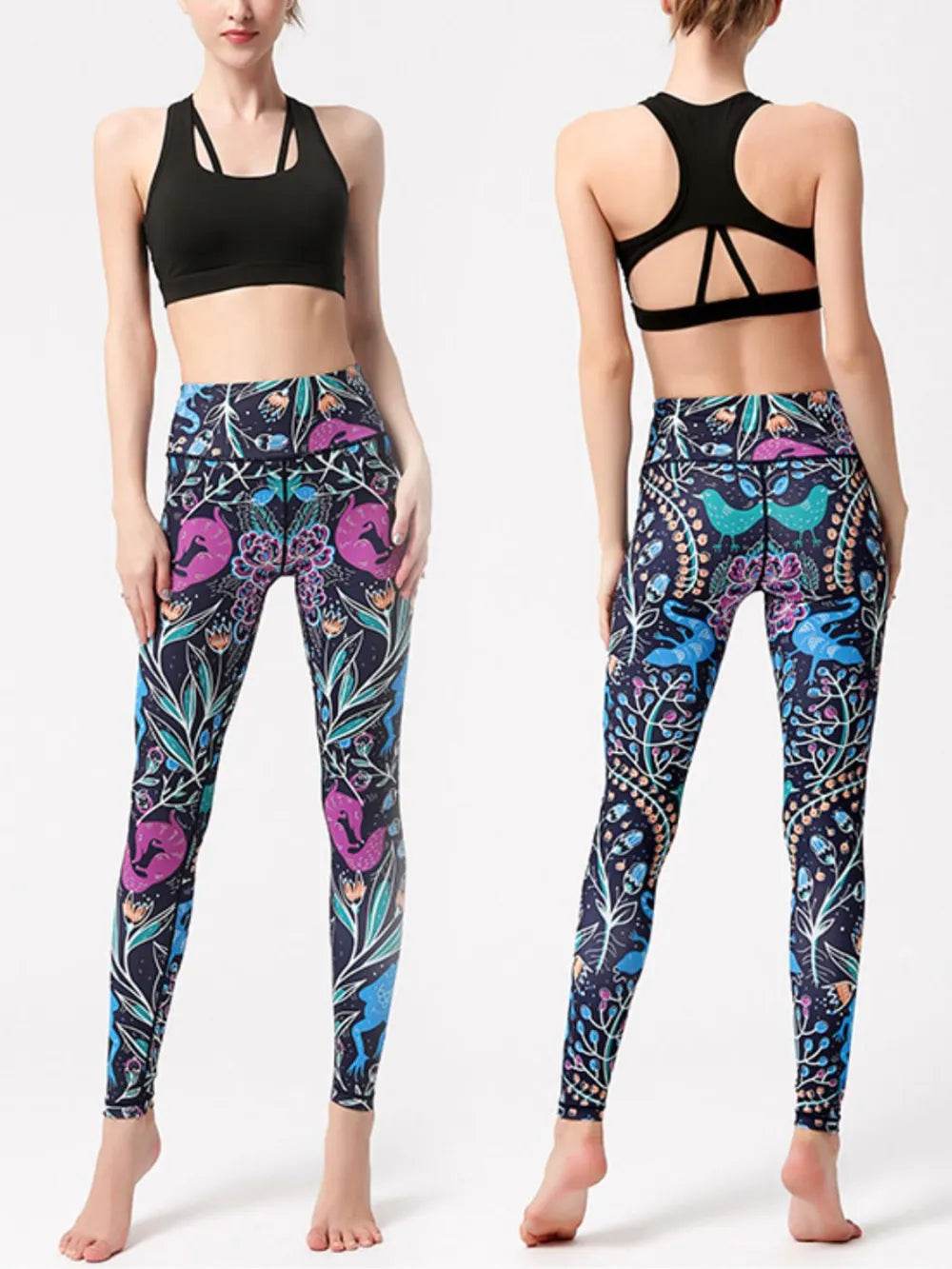 Printed High Waist Active Leggings Trendsi 6d80f69c-d8e4-44e5-8705-f0354550f805-Max