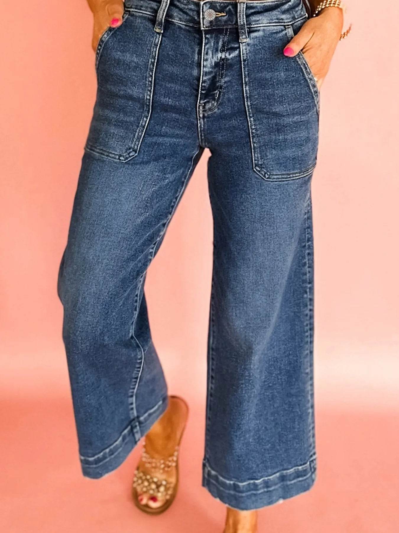 Cropped High Rise Wide Leg Jeans Trendsi 6df0d1ae65d749798ae324c813140e55-Max-Origin