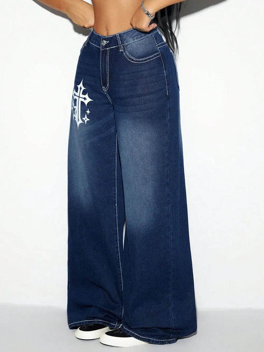 Cross Wide Leg Jeans Trendsi 6e1c7edc-7c13-4968-be7c-e494471aa46e-Max