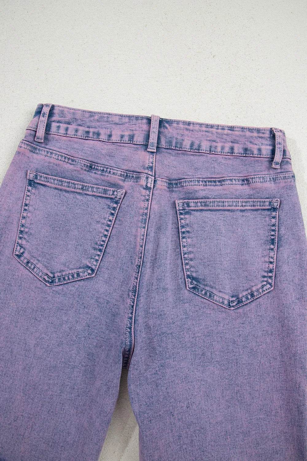 Washed Raw Hem Cropped Jeans Trendsi 6e21bf25-cab9-49f3-a9e5-45a4fef8428f-Max-Origin
