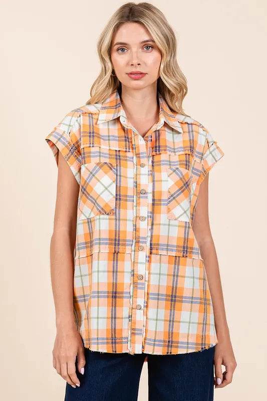 Mittoshop Mineral Wash Plaid Button Down Shirt Trendsi 6e40abb0-c654-4e07-baf2-3dc45d9e2afd-Max