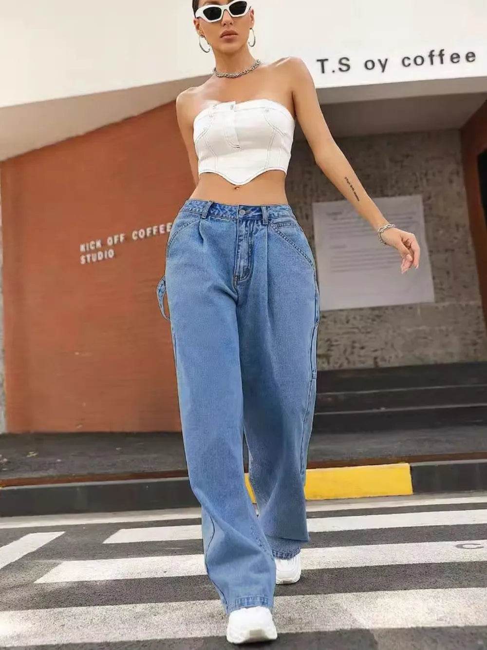 Wide Leg Jeans with Pockets Trendsi 6eb67951-9fe6-4ae9-ba4b-037fa3073dc4-Max
