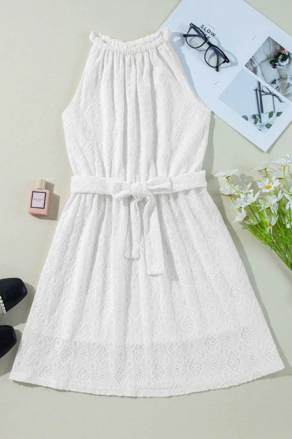 Lace Sleeveless Tied Waist Mini Dress Trendsi 6f1dad5d-0a59-4302-a1c1-65a26b0cb28a-Max-Origin