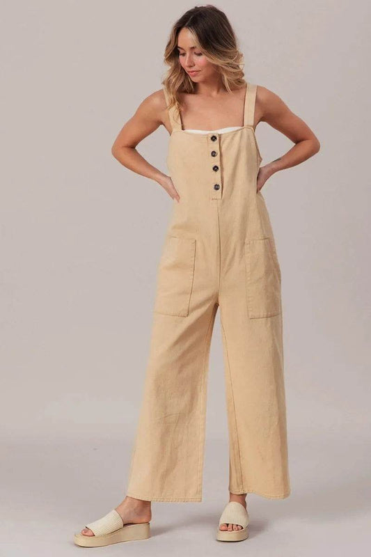 BiBi Washed Denim Buttoned Overall Jumpsuit Trendsi 6f50f328ba754e2c8d769c675bd44441-Max-Origin