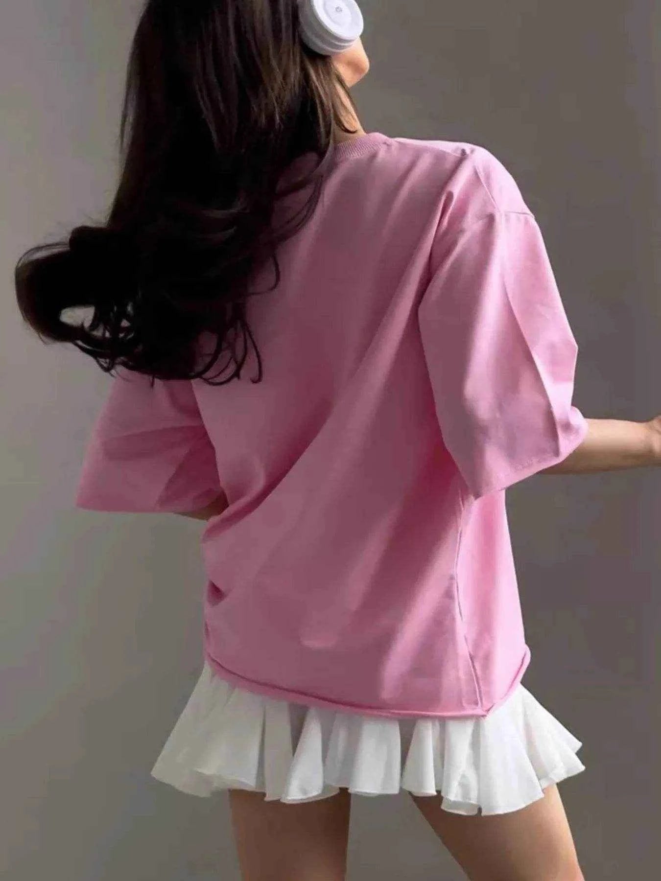 Round Neck Half Sleeve Oversized T-Shirt Trendsi 6f983cdc-3beb-49fd-93b4-f94a28272e23-Max-Origin