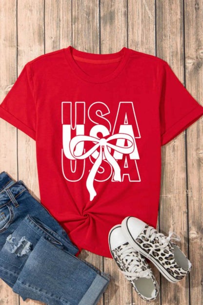 Patriotic USA Bow Graphic T-Shirt Trendsi 6fae9150-203b-468b-9bfa-fc411d0db691-Max-Origin
