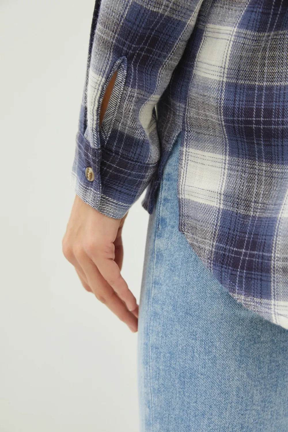 Be Cool Plaid Flannel Button Down Shirt with Chest Pocket Trendsi 6fe2bf83-7817-4495-86d0-94b876a3f6aa-Max