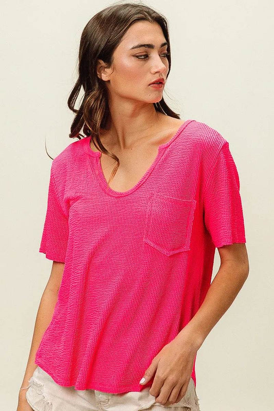 BiBi Waved Rib U Neck Top With Front Pocket Trendsi 6ffeed5efd454652a8fa438b9867df79-Max-Origin