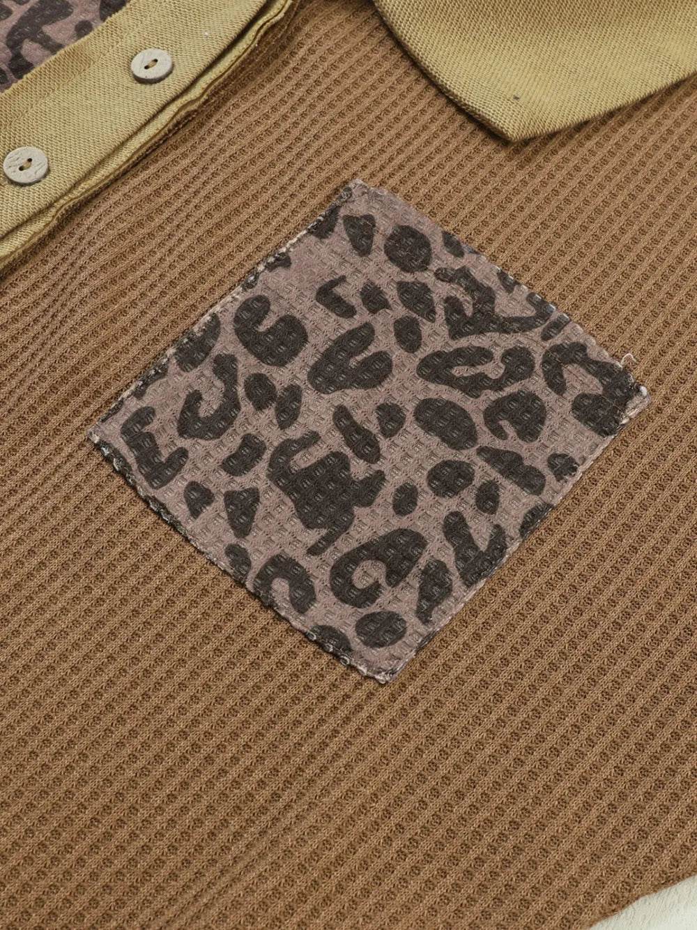 Half Button Leopard Collared Neck Blouse Trendsi 701fd2be21004b73ba129976d2608e57-Max