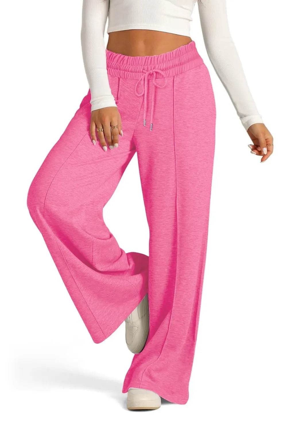 Drawstring Elastic Waist Wide Leg Pants Trendsi 701ff746-bd0e-4610-87f5-c3362ad66892-Max