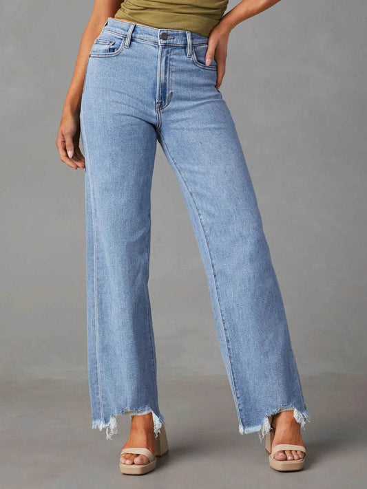 Raw Hem Loose Fit Jeans Light Trendsi 707dd729-73fe-4648-8c9d-33162596b429-Max-Origin