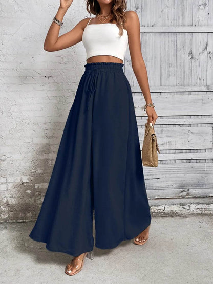Honey Tied High Waist Wide Leg Pants Dark Blue Trendsi 710de299-3567-4a16-912d-e3f767fd91e7-Max