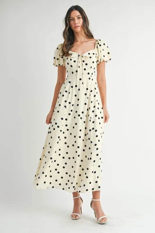 MABLE Polka Dot Puff Sleeve Midi Dress Trendsi 71487869fa3d4070a158ff8452ccd377-Max-Origin