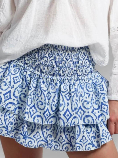 Smocked Wideband Waist Layered Mini Skirt Trendsi 71d8cea6-c227-40e3-a6ac-001732d5f3b3-Max-Origin