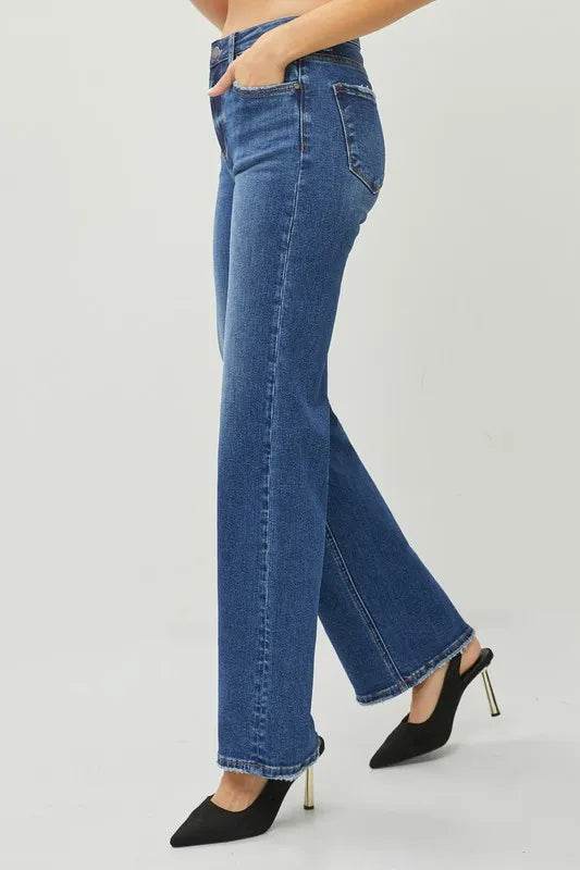RISEN High Rise Straight Jeans Trendsi 72af8af4a0ee4b35a786ef1f4c8cfb9d-Max-Origin