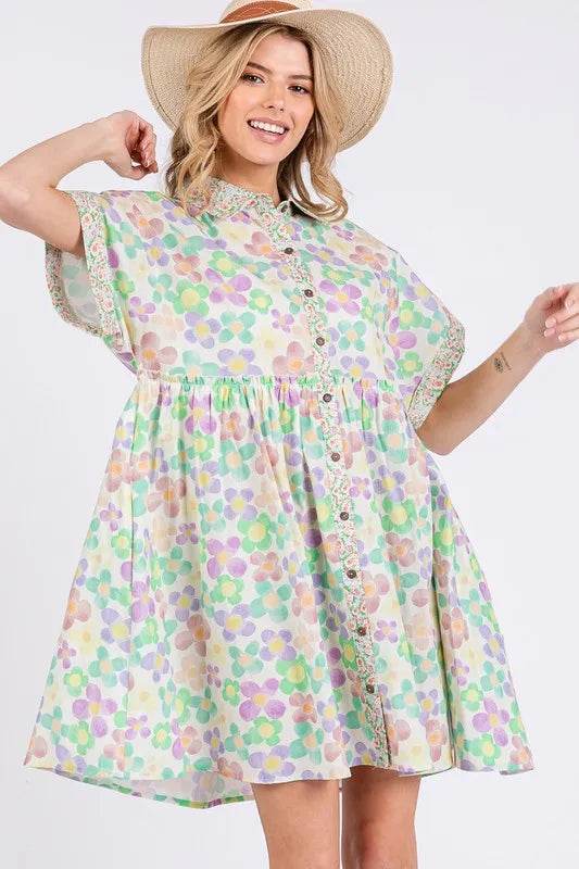 SAGE+FIG Floral Babydoll Short Sleeves Dress Trendsi 72e5e69a-dd7b-4159-beb0-eaca4192c9a1-Max