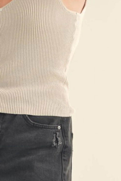 Aemi + Co Ribbed Wide Strap Knit Tank Trendsi 72f2c2f8-1e01-42a9-8b8b-c3ca9a8adae6-Max
