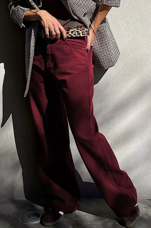 Wide Leg High Waist Fashion Jeans Burgundy Trendsi 7324212a-9f47-4035-8388-ca65690eaab9-Max-Origin