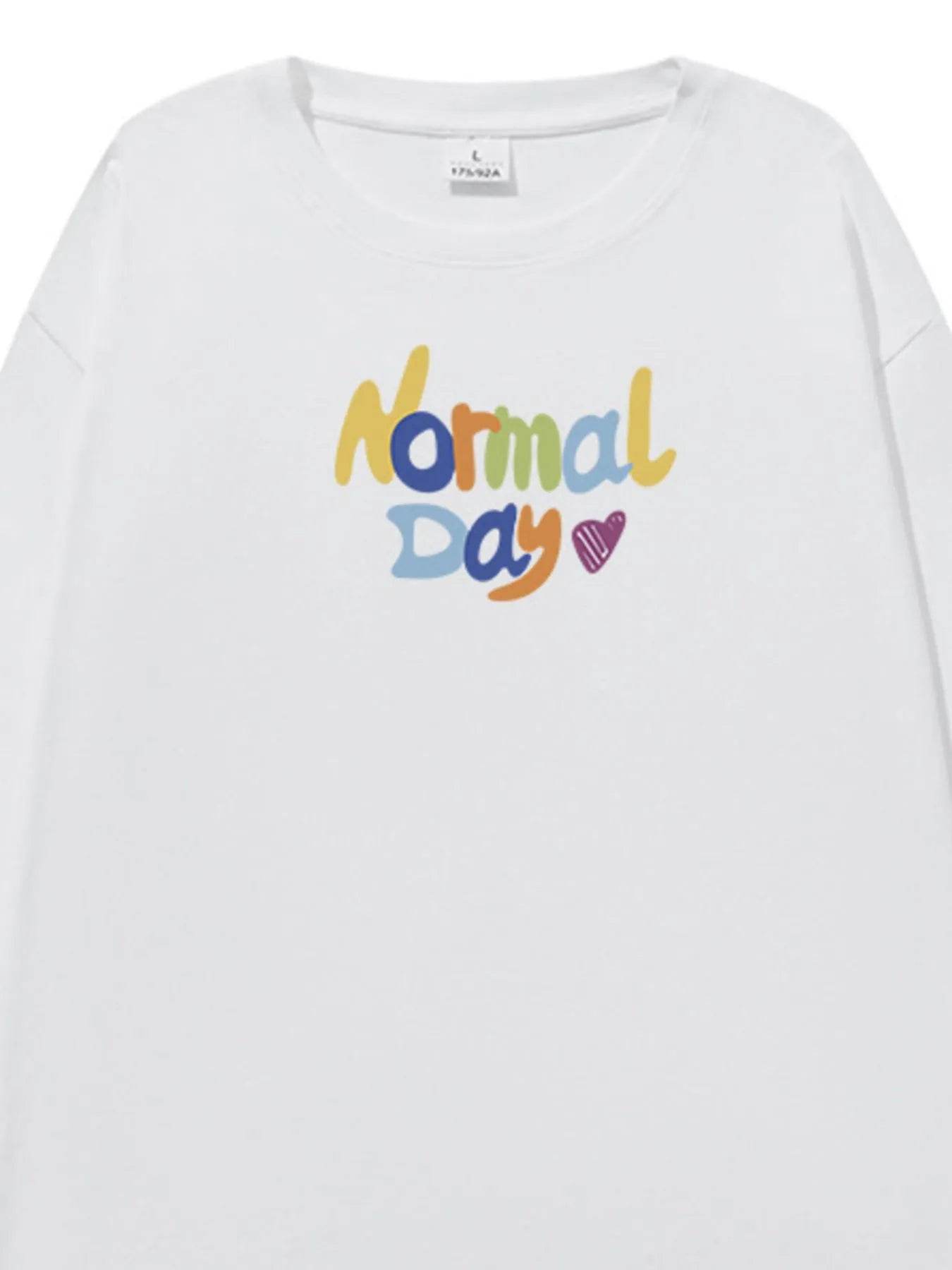 Normal Day Long Sleeve T-Shirt Trendsi 7367b56f-be56-4749-935d-c265dbac6772-Max-Origin