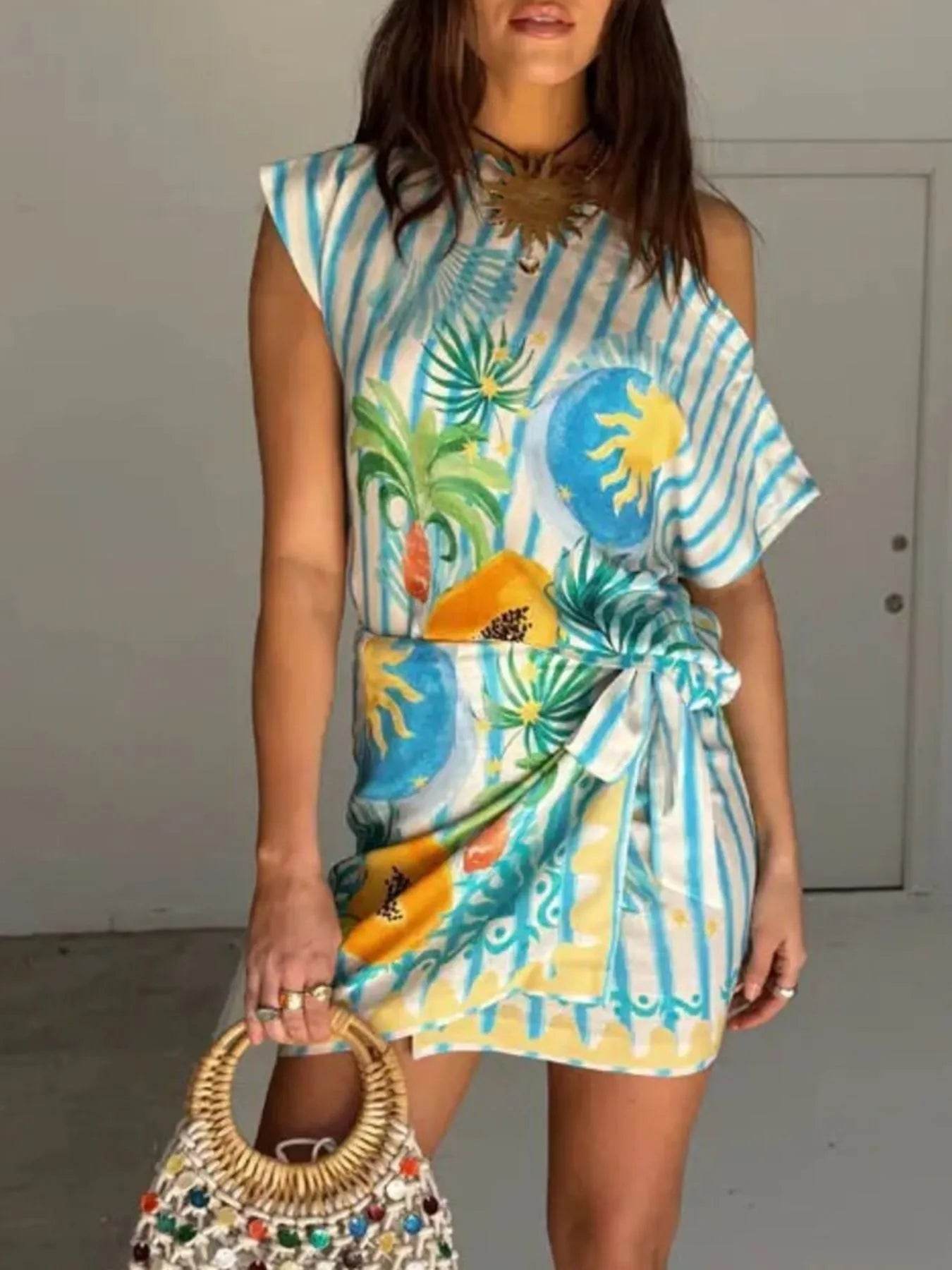 Printed Striped Single Shoulder Top and Skirt Set Trendsi 73a1eebf-4ac7-4c72-93ae-0b23662c4517-Max-Origin