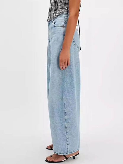 Wide Leg Jeans with Pockets Trendsi 73c2e8a2-3660-4449-92ad-e27105abab23-Max